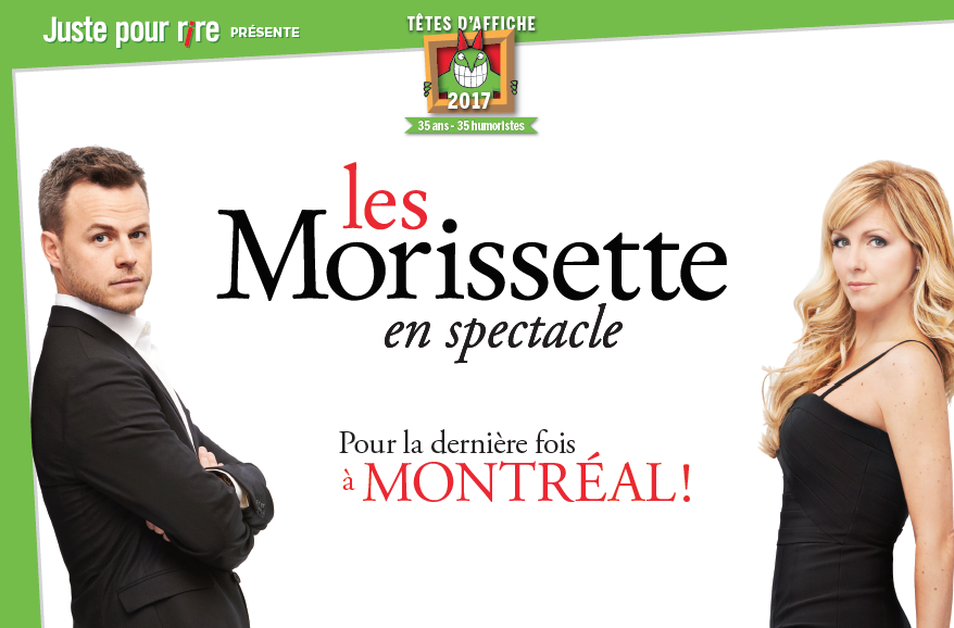 Les Morissette, têtes d’affiche du 35e Festival Juste pour Rire